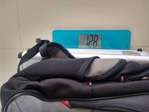 Forensic kit weight